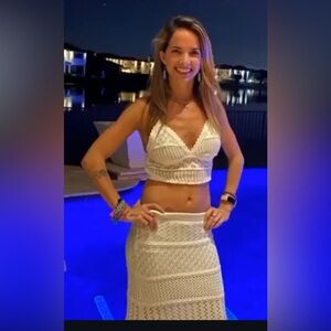 Maria pavan luxury white set